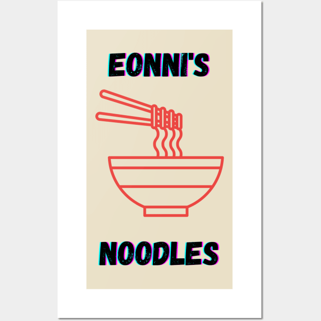 Eonni's Noodles Uncanny Counter Wall Art by zachlart